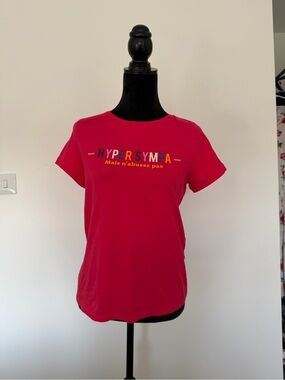 Cache Cache Pink French Slogan Tee